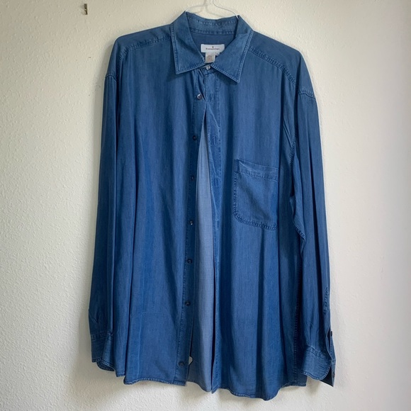 Ermenegildo Zegna XXL blue men’s dress shirt - Picture 1 of 3